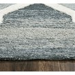 Alora Decor Berlin 9' x 12' Trellis Blue/Gray/Rust/Blue Hand-Tufted Area Rug