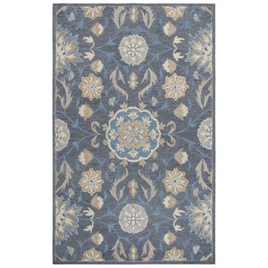 Alora Decor Cascade 10' x 13' Floral Dk Gray/Blue Gray/Tan/Coco/Gray Area Rug