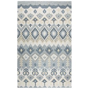 Alora Decor Cascade 9' x 12' Natural/Tan/Gray/Dk Gray Hand-Tufted Area Rug