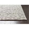 Alora Decor Liberty 9' x 12' Animal/Cheetah Gray/Ivory Hand-Tufted Area Rug