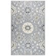 Alora Decor Cascade 10' x 13' Floral Gray/Taupe/Tan Hand-Tufted Area Rug