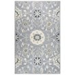 Alora Decor Cascade 9' x 12' Floral Gray/Taupe/Tan Hand-Tufted Area Rug