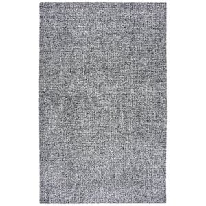 Alora Decor London 12' x 15' Tweed Black/White/Gray/Rust/Blue Area Rug