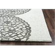Alora Decor Charming 12' x 15' Grey/Gray/Rust/Blue Hand-Tufted Area Rug