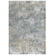 Alora Decor Elect 9' x 12' Ivory/Blue/ Gray/ White Power-Loomed/Hybrid Area Rug