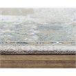 Alora Decor Elect 9' x 12' Ivory/Blue/Brown/Gray Power-Loomed/Hybrid Area Rug