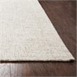 Alora Decor London 10' Round Solid Gray/Gray/Rust/Blue Hand-Tufted Area Rug