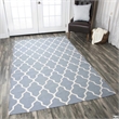 Alora Decor Elect 9' x 12' Lt. Gray/Blue/Brown Power-Loomed/Hybrid Area Rug