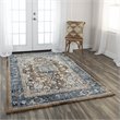 Alora Decor Elect 9' x 12' Multi/Blue/Brown Power-Loomed/Hybrid Area Rug
