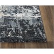 Alora Decor Elect 9' x 12' Abstract Gray/Gray /Blue Power-Loomed/Hybrid Area Rug