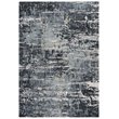 Alora Decor Elect 9' x 12' Abstract Gray/Gray /Blue Power-Loomed/Hybrid Area Rug