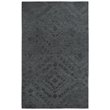 Alora Decor Emerson 9' x 12' Diamond Dk. Grey/Gray/Rust/Blue Area Rug