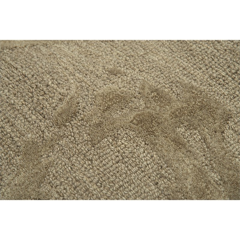 Alora Decor Emerson 10' x 13' Abstract Brown/Gray/Rust/Blue Hand-Tufted Area Rug