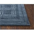 Alora Decor Emerson 9' x 12' Squares Blue/Gray/Rust/Blue Hand-Tufted Area Rug