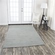 Alora Decor Emerson 10' x 13' Solid Grey/Gray/Rust/Blue Hand-Tufted Area Rug