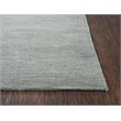 Alora Decor Emerson 10' x 13' Solid Grey/Gray/Rust/Blue Hand-Tufted Area Rug