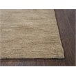 Alora Decor Emerson 9' x 12' Solid Brown/Gray/Rust/Blue Hand-Tufted Area Rug