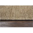 Alora Decor Emerson 9' x 12' Solid Brown/Gray/Rust/Blue Hand-Tufted Area Rug