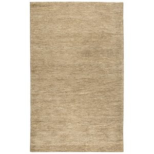 alora decor emerson 9' x 12' solid brown/gray/rust/blue hand-tufted area rug
