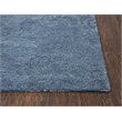 Alora Decor Emerson 9' x 12' Damask Blue/Gray/Rust/Blue Hand-Tufted Area Rug