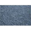 Alora Decor Emerson 9' x 12' Damask Blue/Gray/Rust/Blue Hand-Tufted Area Rug