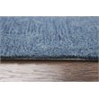 Alora Decor Emerson 9' x 12' Damask Blue/Gray/Rust/Blue Hand-Tufted Area Rug