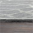 Alora Decor Madison 9' x 12' Geometric Medium Gray/Silver Hand-Tufted Area Rug