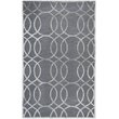 Alora Decor Madison 9' x 12' Geometric Medium Gray/Silver Hand-Tufted Area Rug