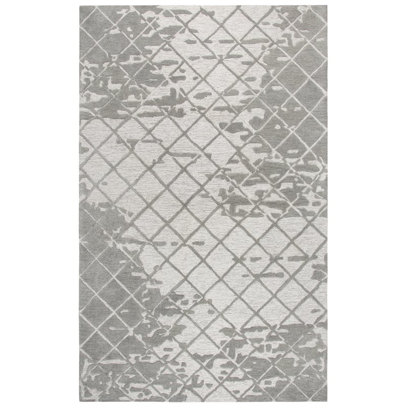 Alora Decor Geneva 10' x 13' Abstract Natural/Ivory Hand-Tufted Area Rug