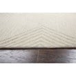 Alora Decor Geneva 10' x 13' Solid Natural/Ivory Hand-Tufted Area Rug