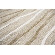 Alora Decor Geneva 10' x 13' Lines Natural/Ivory Hand-Tufted Area Rug