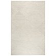 Alora Decor Geneva 9' x 12' Solid Natural/Ivory Hand-Tufted Area Rug