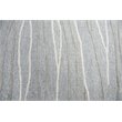 Alora Decor Geneva 9' x 12' Lines Gray/Ivory Hand-Tufted Area Rug