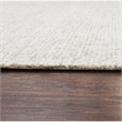 Alora Decor London 10' Round Solid Beige/Gray/Rust/Blue Hand-Tufted Area Rug