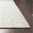 Alora Decor London 10' x 14' Solid Green/Gray/Rust/Blue Hand-Tufted Area Rug