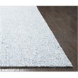 Alora Decor London 12' x 15' Solid Blue/Gray/Rust/Blue Hand-Tufted Area Rug