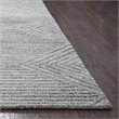Alora Decor Makalu 10' x 13' Geometric/Solid Gray/Natural Hand-Tufted Area Rug