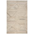 Alora Decor Makalu 10' x 13' Geometric/Solid Tan/Natural Hand-Tufted Area Rug