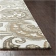 Alora Decor Makalu 10' x 13' Paisley Beige/Natural Hand-Tufted Area Rug