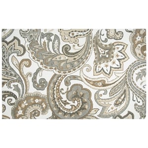 Alora Decor Makalu 10' x 13' Paisley Beige/Natural Hand-Tufted Area Rug