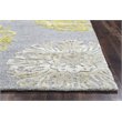 Alora Decor Milan 9' x 12' Medallion yellow/Gray/Rust/Blue Hand-Tufted Area Rug