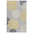 Alora Decor Milan 9' x 12' Medallion yellow/Gray/Rust/Blue Hand-Tufted Area Rug