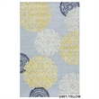 Alora Decor Milan 9' x 12' Medallion Navy/Gray/Rust/Blue Hand-Tufted Area Rug