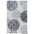 Alora Decor Milan 9' x 12' Medallion Navy/Gray/Rust/Blue Hand-Tufted Area Rug
