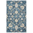 Alora Decor Napoli 9' x 12' Traditional Motifs Blue/Ivory Hand-Tufted Area Rug