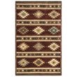 Alora Decor Ryder 9' x 12' Tribal Burgundy/Tan/Khaki/Sage Hand-Tufted Area Rug