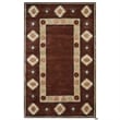 Alora Decor Ryder 9' x 12' Tribal Tan/Sage/Navy/Burgundy Hand-Tufted Area Rug