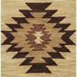 Alora Decor Ryder 10' Round Tribal Khaki/Brown/Burgundy/Sage Hand-Tufted Rug