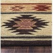 Alora Decor Ryder 10' x 14' Tribal Khaki/Brown/Burgundy/Sage Hand-Tufted Rug