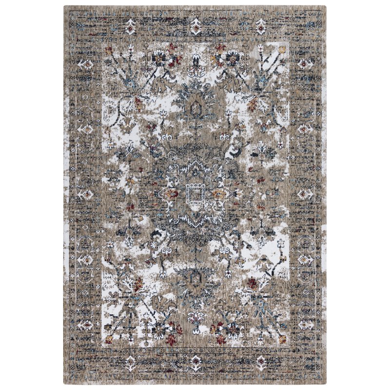 Alora Decor Sanction 9' x 12' Beige/White/Brown/Multi Color Area Rug